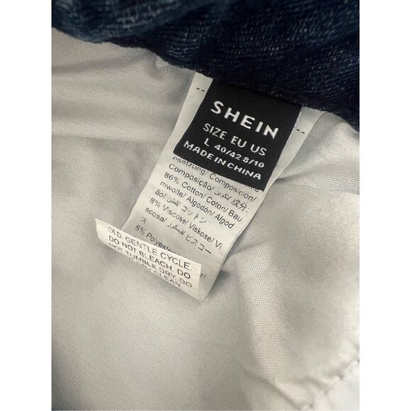 SHEIN flare wide leg jeans size L - Picture 9 of 10